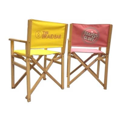 Personalised Full Colour Printed Directors Chairs
