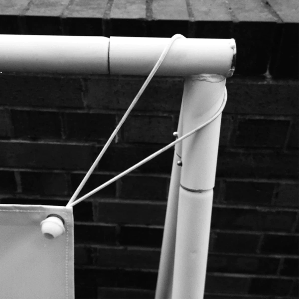 Steel Banner Frame with elastic bungees