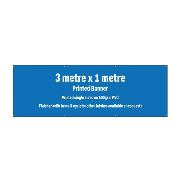  3m - X - 1m - Printed - Banner - 01
